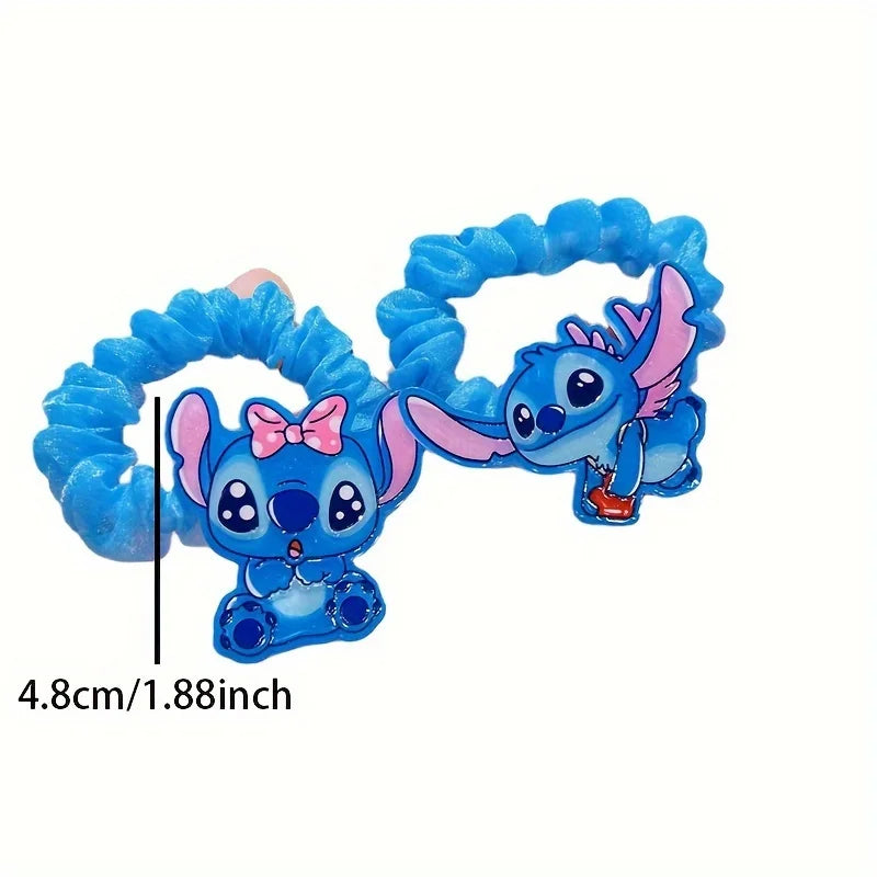 Disney Lilo and Stitch Hair Rope for Women Kawaii Stitch Acrylic