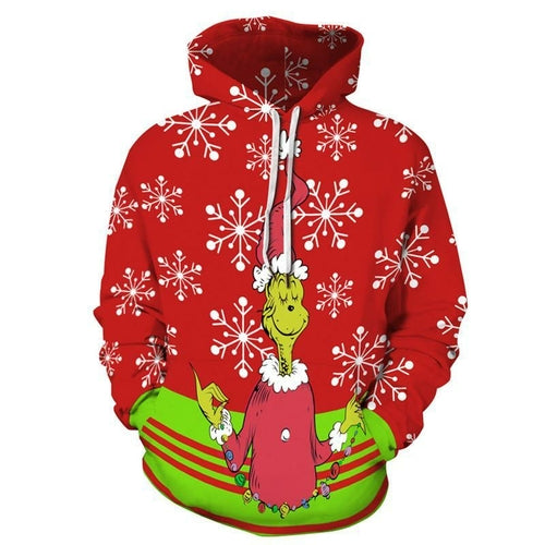 Men Women Autumn Winter Christmas Sweater 3D Funny Printed Holiday