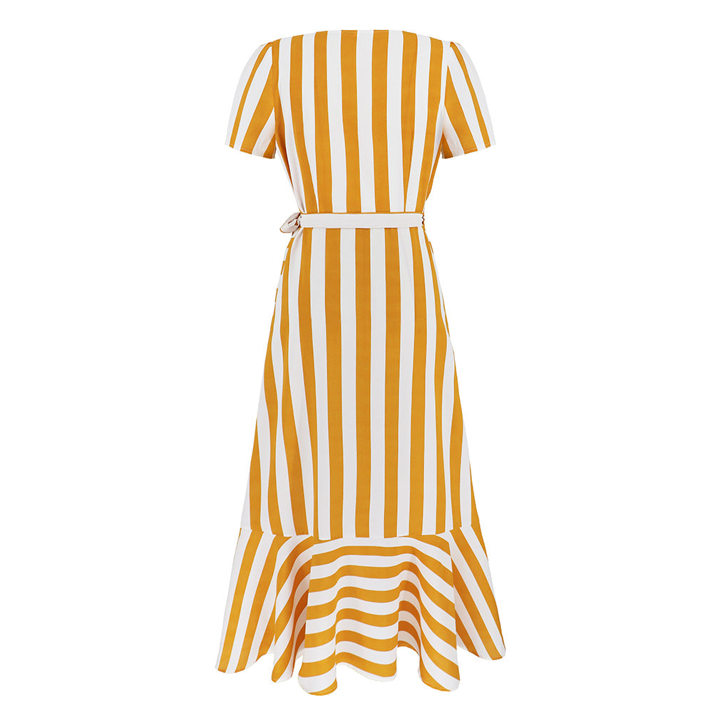 Striped Swing Dress